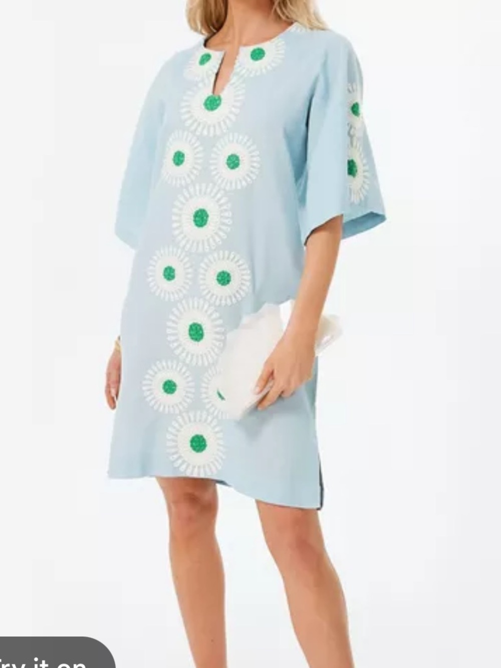 Frances Valentine Aster Charming Mini Caftan